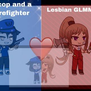 Lesbian Gacha Life wallpaper