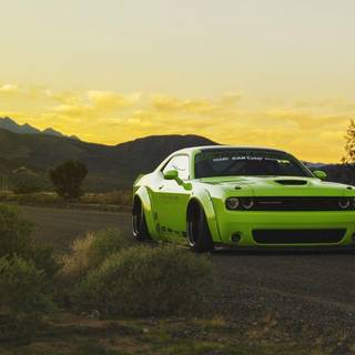 Dodge Challenger amoled wallpaper