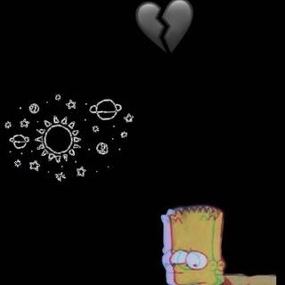 Bart heart broken wallpaper