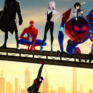 Into the Spider Verse Full HD smartphone wallpaper