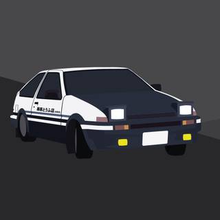 Toyota Ae86 anime wallpaper