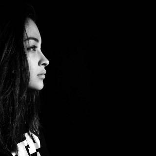 Alone woman wallpaper