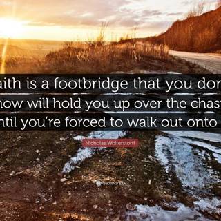 Footbridge wallpaper