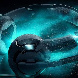 Mobile headphones wallpaper