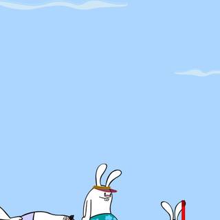 Blue Bunny wallpaper