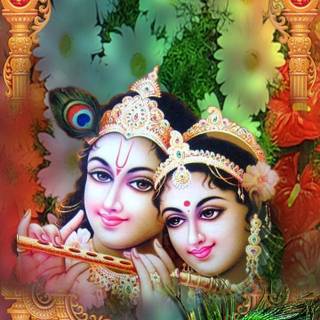 Krishna mobile wallpaper