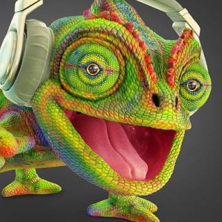 Chameleon HD iPhone wallpaper