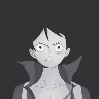 Monkey D. Luffy minimalist wallpaper