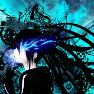 Cool anime black wallpaper