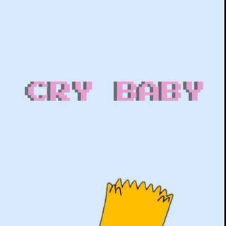 Bart Simpson crying wallpaper