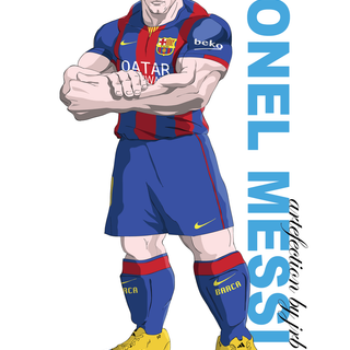 Messi HD anime wallpaper