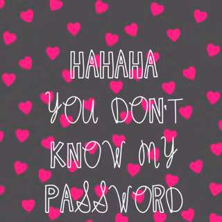 Haha You Don't Know My Password wallpaper