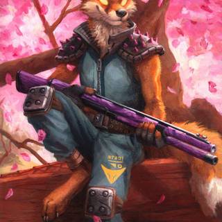 Aesthetic Fortnite character wallpaper