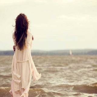 Photography lonely girl wallpaper