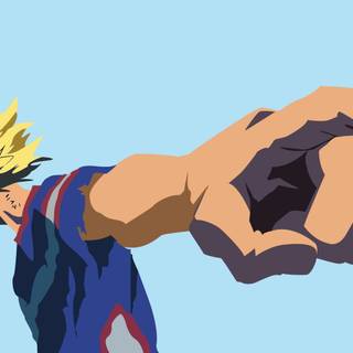 Shigaraki Tomura minimalist wallpaper