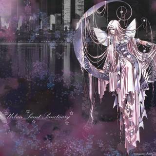 Evening fairies wallpaper