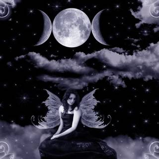 Evening fairies wallpaper