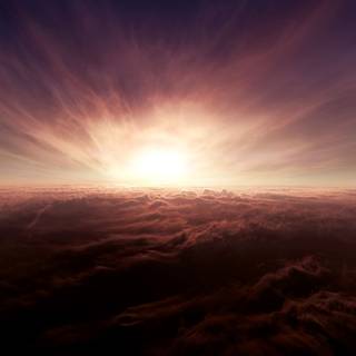 Above the clouds wallpaper