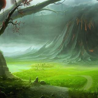 Magic on the old Marsh wallpaper