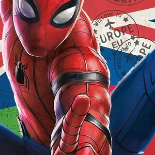 Spider Man Far From Home iPhone Xr wallpaper