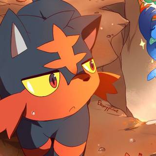 Anime Pokémon phone wallpaper