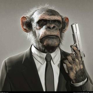 Monkey Trouble wallpaper