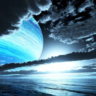 Horizontal aesthetic ocean HD wallpaper