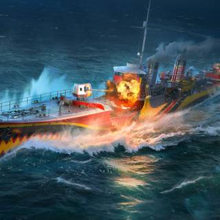 Destroyer Ships wallpaper