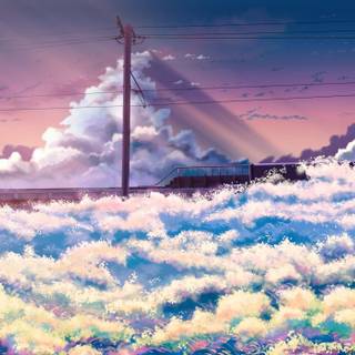 Anime field 4k wallpaper