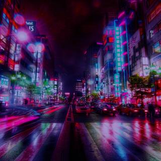 Glitch trap wallpaper