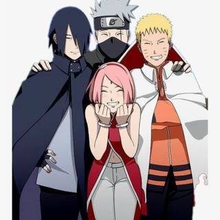 Anime Sasuke and Sakura wallpaper