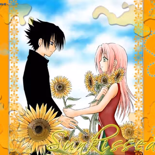 Anime Sasuke and Sakura wallpaper