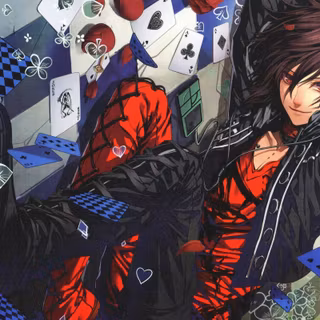 Music anime boy with headphones wallpaper