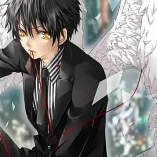 Anime boy devil wallpaper