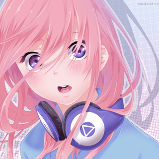 Anime girl pink hair wallpaper