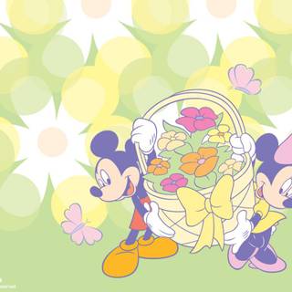 Easter Mickey Mouse wallpaper
