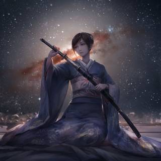 Female anime character HD 4k wallpaper