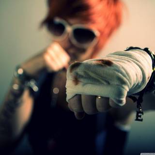 Girl fight wallpaper