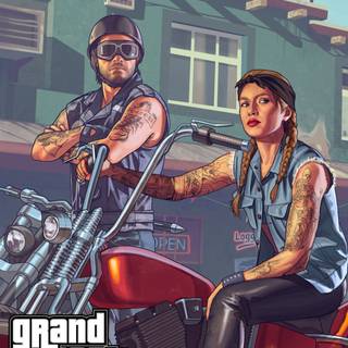 GTA V mobile size wallpaper