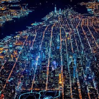 New York night computer wallpaper