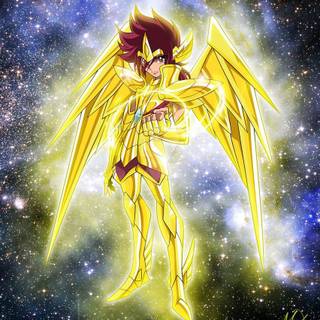 Golden Pegasus anime wallpaper