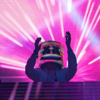 Marshmello live concert 4k wallpaper