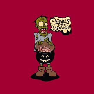 Kawaii zombies wallpaper