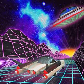 80s retro Ps4 wallpaper