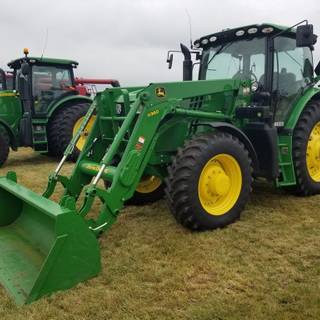 John Deere 6150R tractor wallpaper