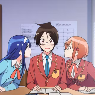 Anime Bokutachi Wa Benkyou wallpaper