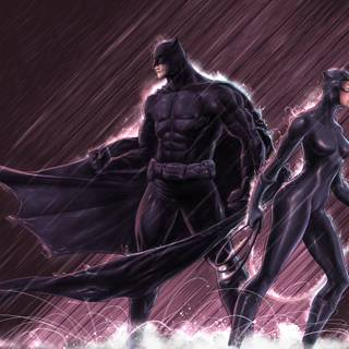 Batman and Catwoman wallpaper