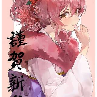 Anime Ps4 pink landscape wallpaper