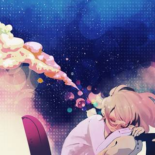 Sleeping anime girl wallpaper