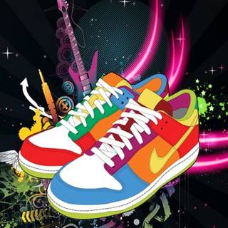 iPhone Nike shoes wallpaper